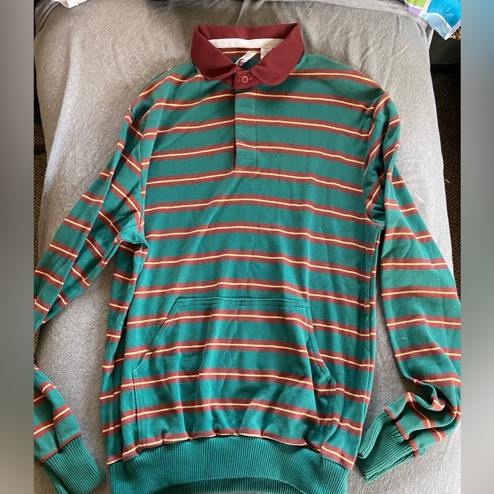 Vintage 80’s long sleeve polo with pockets